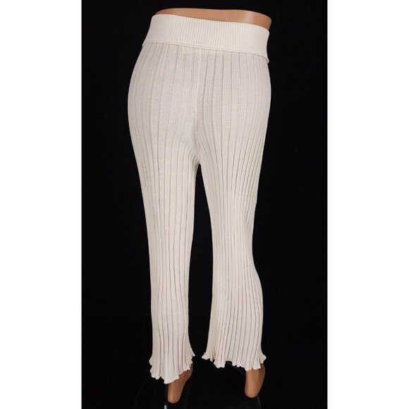 Rus Ombre Lounge Pants Size S Womens Off-White Knit $270 - Picture 4 of 16